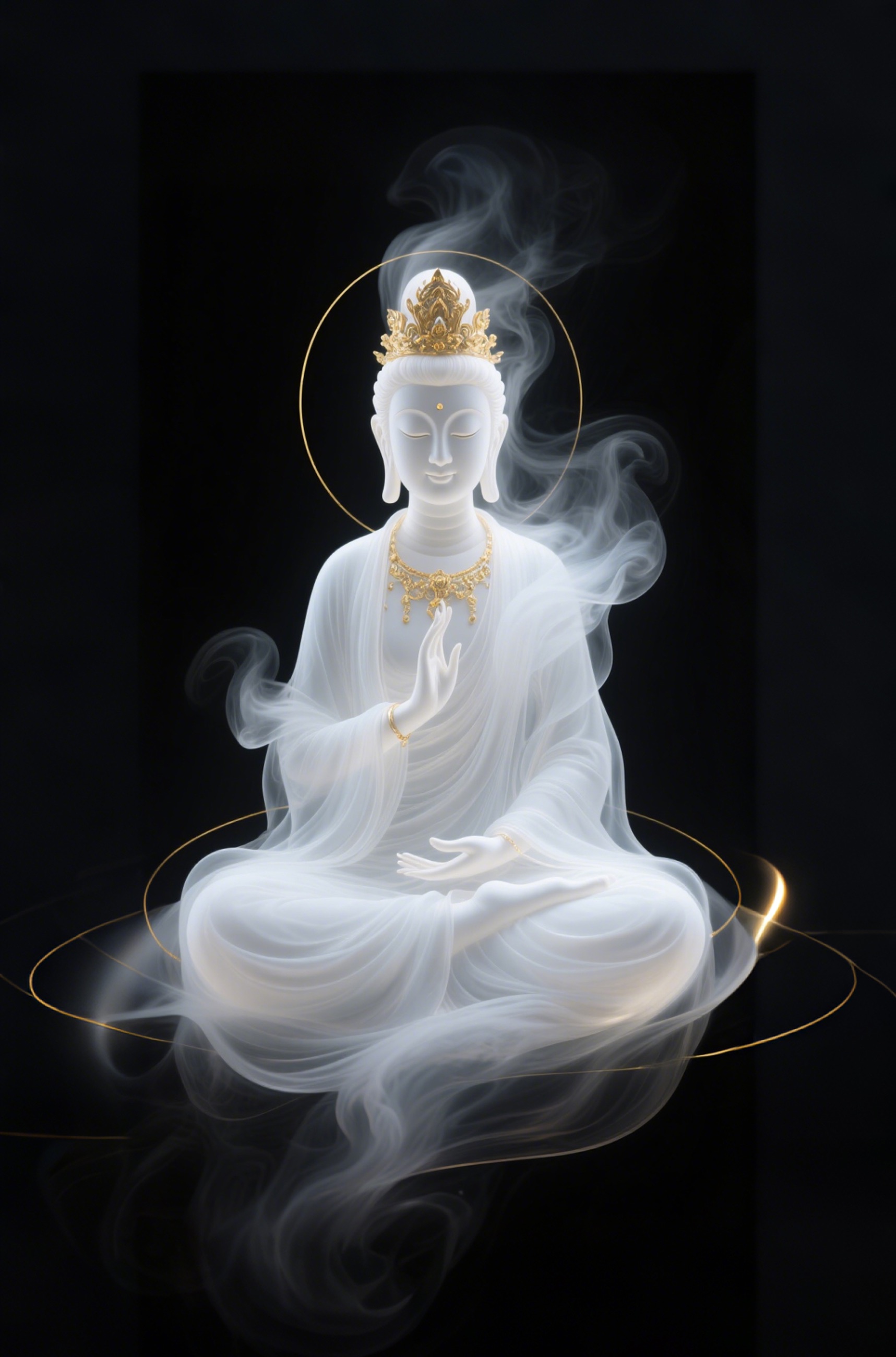 BeadFlow luminous Guanyin visual